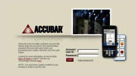 What V5.accubar.net website looked like in 2018 (5 years ago)