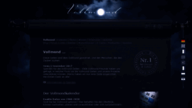 What Vollmond.info website looked like in 2018 (5 years ago)