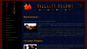 What Villages-dogons.org website looked like in 2018 (5 years ago)
