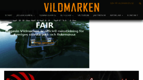 What Vildmarken.se website looked like in 2018 (5 years ago)