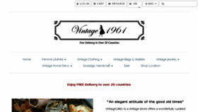 What Vintage1961.me website looked like in 2018 (5 years ago)