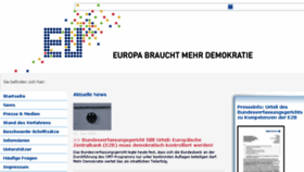 What Verfassungsbeschwerde.eu website looked like in 2018 (5 years ago)