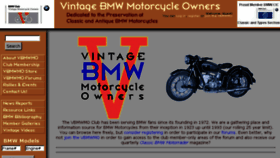 What Vintagebmw.org website looked like in 2018 (5 years ago)
