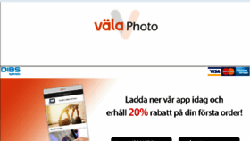 What Valafoto.se website looked like in 2018 (5 years ago)