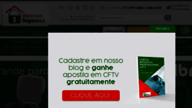 What Vivercomseguranca.com.br website looked like in 2018 (5 years ago)