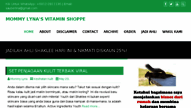 What Vitaminsemulajadi.com website looked like in 2018 (5 years ago)