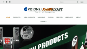 What Visionsawardcraft.com website looked like in 2018 (5 years ago)