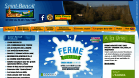 What Ville-saint-benoit.fr website looked like in 2018 (5 years ago)
