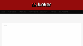 What V-junker.com website looked like in 2018 (5 years ago)