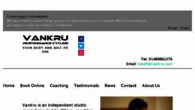 What Vankru.com website looked like in 2018 (5 years ago)
