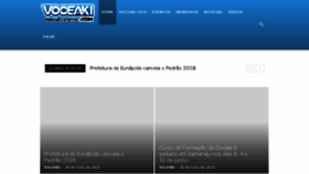 What Voceaki.com website looked like in 2018 (5 years ago)