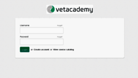 What Vetacademy.info website looked like in 2018 (5 years ago)