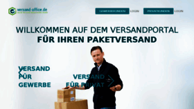 What Versand-office.de website looked like in 2018 (5 years ago)