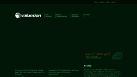 What Valuesion.com website looked like in 2018 (5 years ago)