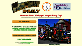 What Vermontfallfoliage.com website looked like in 2018 (5 years ago)