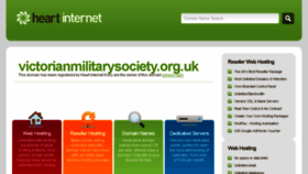 What Victorianmilitarysociety.org.uk website looked like in 2018 (5 years ago)