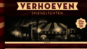 What Verhoevenspiegeltenten.nl website looked like in 2018 (5 years ago)