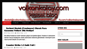 What Volkankalay.com website looked like in 2018 (5 years ago)