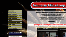 What Vuurwerkboskoop.nl website looked like in 2018 (6 years ago)