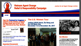 What Vn-agentorange.org website looked like in 2018 (5 years ago)