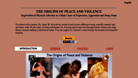 What Violence.de website looked like in 2018 (5 years ago)