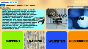 What Virtualriders.net website looked like in 2018 (5 years ago)