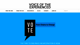 What Vote-nola.org website looked like in 2018 (5 years ago)