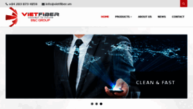 What Vietfiber.vn website looked like in 2018 (5 years ago)