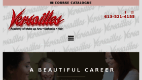 What Versaillesacademy.com website looked like in 2018 (5 years ago)