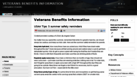 What Veteransbenefitsinformation.com website looked like in 2018 (5 years ago)
