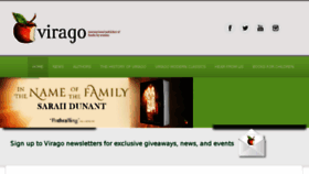 What Virago.co.uk website looked like in 2018 (6 years ago)