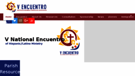 What Vencuentro.org website looked like in 2018 (5 years ago)