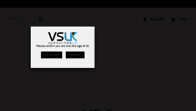 What Vapestoreuk.co.uk website looked like in 2018 (5 years ago)