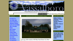 What Vassalboro.net website looked like in 2018 (5 years ago)
