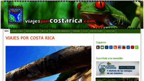 What Viajesporcostarica.com website looked like in 2018 (5 years ago)