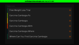 What Verifiedgarciniacambogia.com website looked like in 2018 (5 years ago)