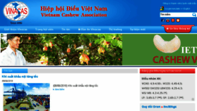 What Vinacas.com.vn website looked like in 2018 (5 years ago)