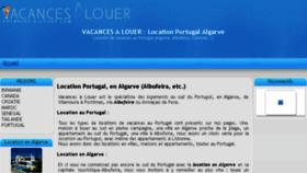 What Vacances-a-louer.com website looked like in 2018 (5 years ago)