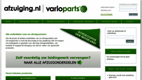 What Varioparts.nl website looked like in 2018 (7 years ago)