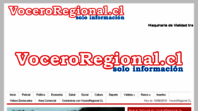 What Voceroregional.cl website looked like in 2018 (5 years ago)
