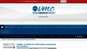 What Virtualcancercentre.com website looked like in 2018 (5 years ago)