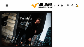 What Voijeans.co.uk website looked like in 2018 (5 years ago)