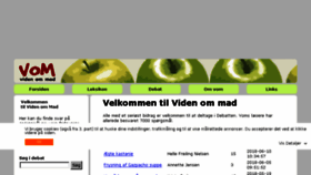 What Vom.dk website looked like in 2018 (5 years ago)