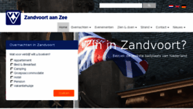 What Vvvzandvoort.nl website looked like in 2018 (5 years ago)