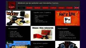 What Vendettaspel.nl website looked like in 2018 (5 years ago)