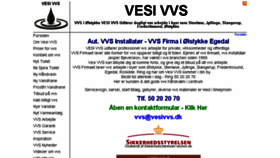 What Vesivvs.dk website looked like in 2018 (5 years ago)