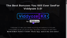 What Viddyozebonus.com website looked like in 2018 (5 years ago)