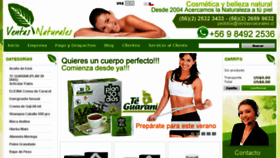 What Ventasnaturales.cl website looked like in 2018 (5 years ago)