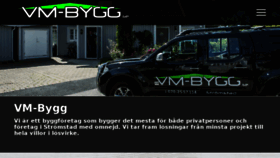 What Vm-bygg.se website looked like in 2018 (5 years ago)