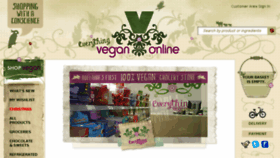 What Veganonline.com.au website looked like in 2018 (5 years ago)
